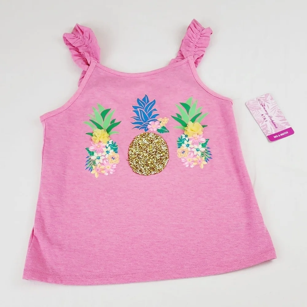 Tommy Bahamas Girls Pineapple Tanks Top